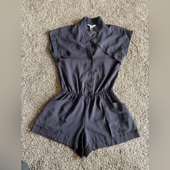 BCBGeneration Charcoal Romper - Picture 7 of 11
